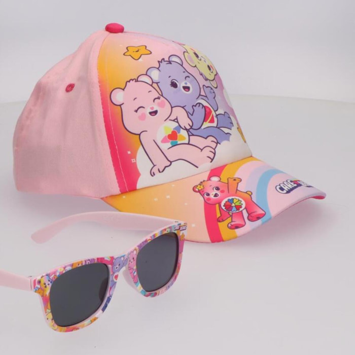 Set Gorra y Gafas de Sol de "Care Bears" - Color Rosa