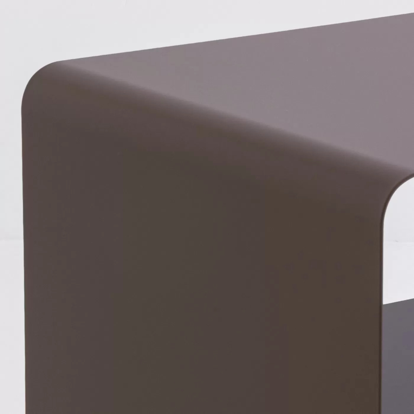 Table basse Lounge 58x37cm taupe Kare Design