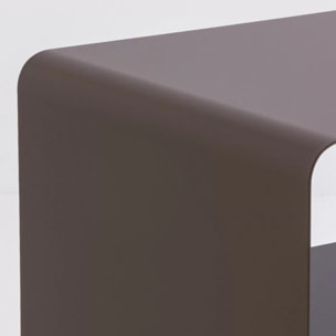 Table basse Lounge 58x37cm taupe Kare Design