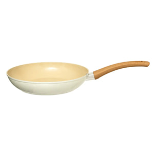 Poêle "Harmony" D24cm en aluminium forgé beige