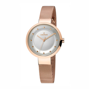 Reloj Kronos 977.43.19 Mujer Analogico Cuarzo con Correa de Acero inoxidable