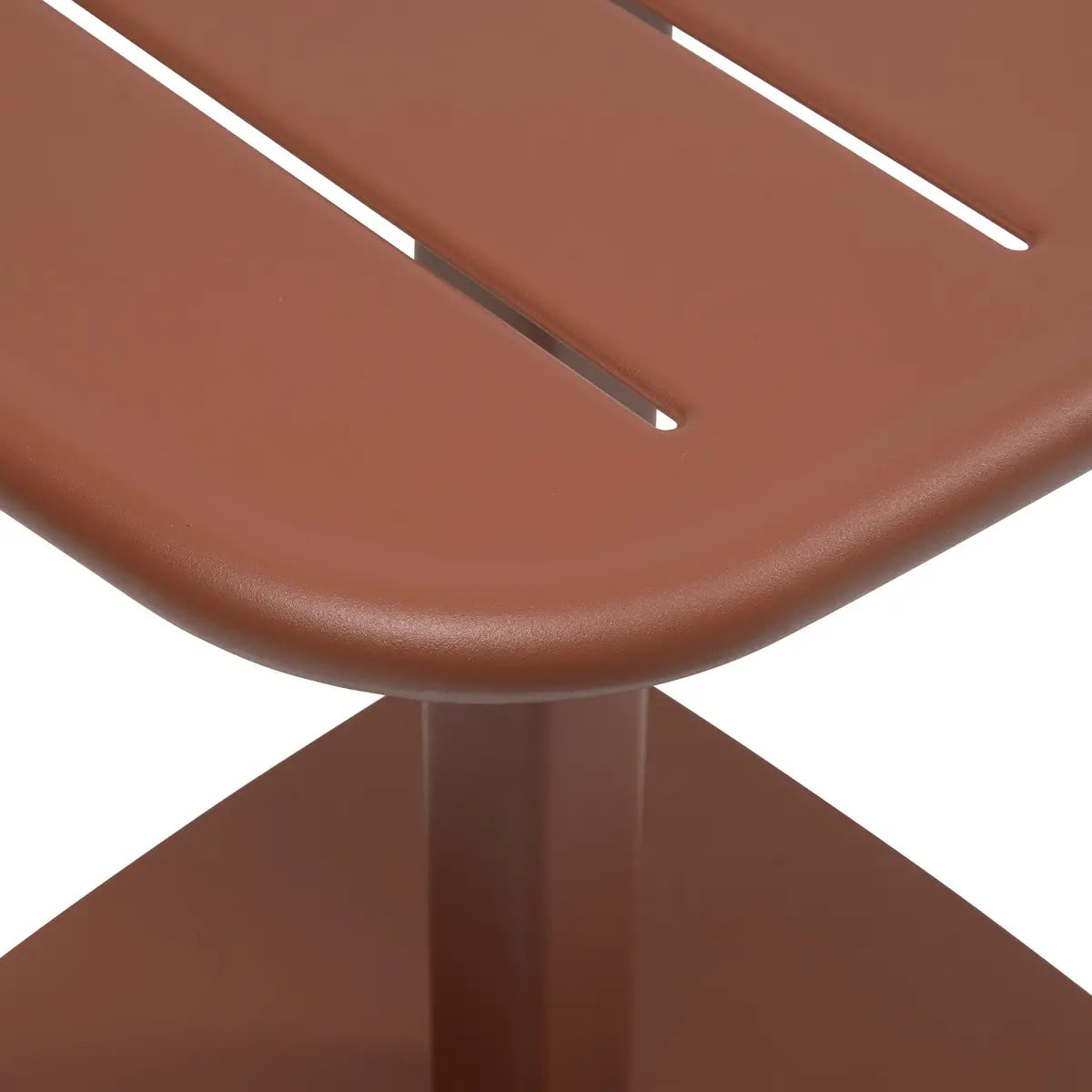 Table de jardin 2 places Alegoria 70x70cm acajou