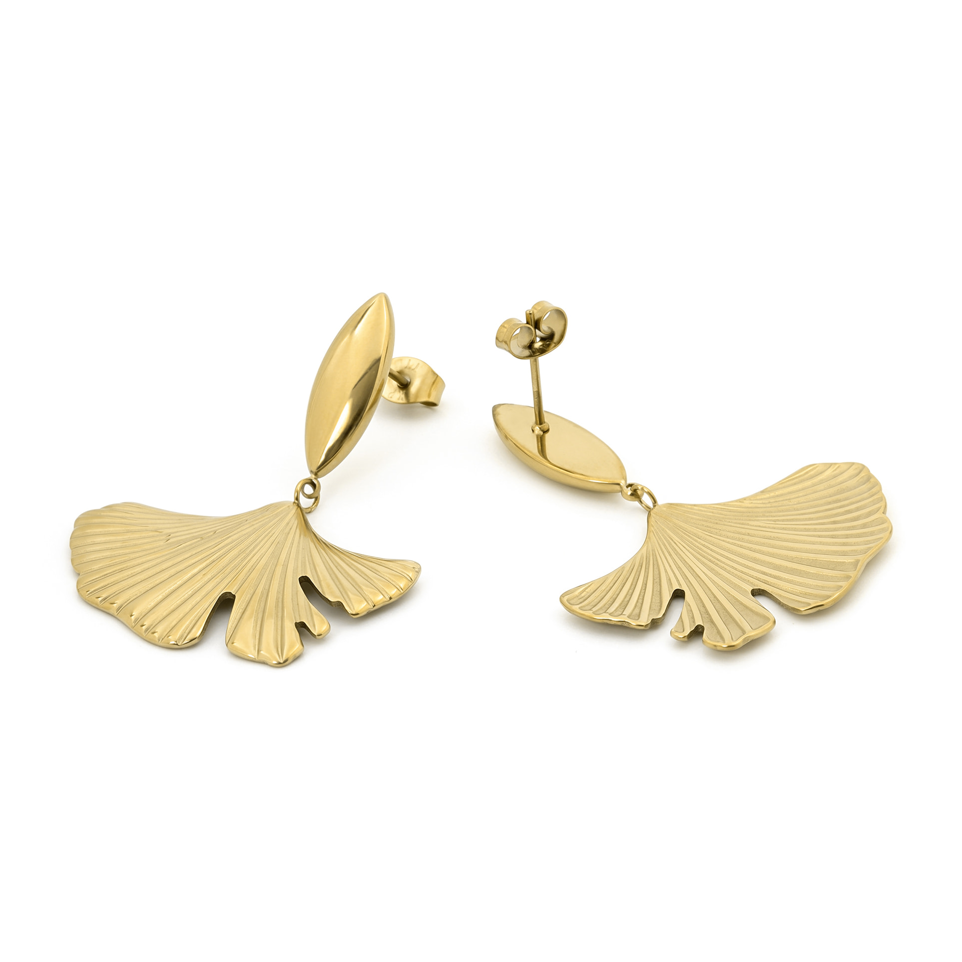 Pendientes Bese acabado oro amarillo 18k