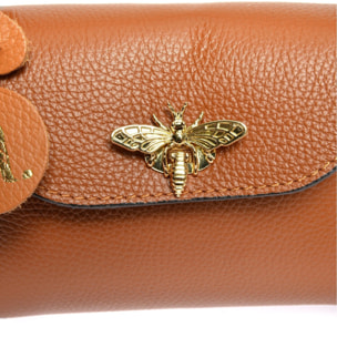 Borsa a mano Anna Luchini Cammello