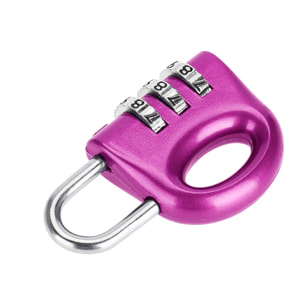 Candado de seguridad antirrobo con combinación numérica para mochilas y maletas.