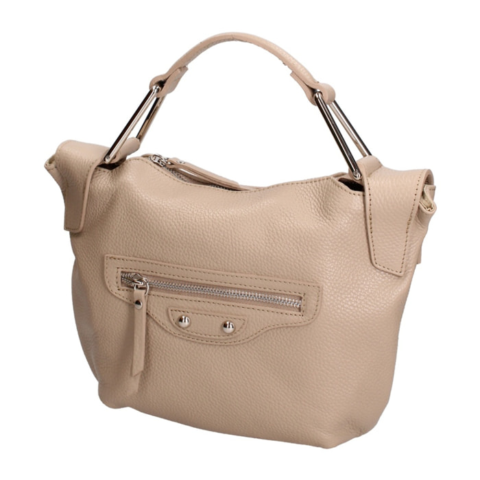 Borsa a mano da donna - Modello False - Vera pelle - 29.0 x 20.0 x 9.0 cm