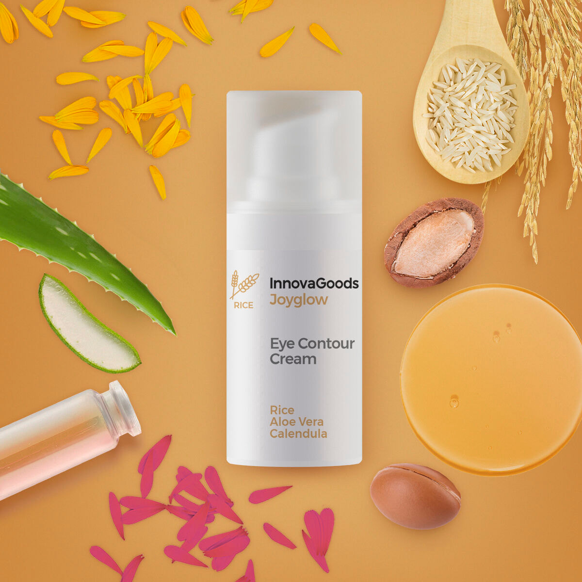 Contorno Occhi Rice Joyglow InnovaGoods 15 ml