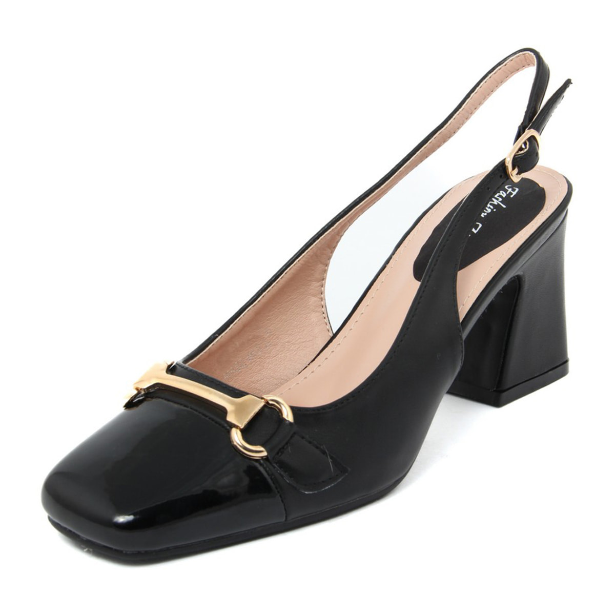 Slingback Donna colore Nero-Altezza tacco:8cm