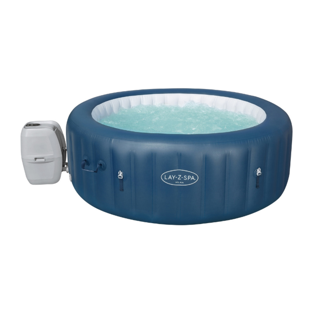 Bestway Spa gonflable rond Lay-Z-Spa Milan AirJet Plus 4-6 personnes