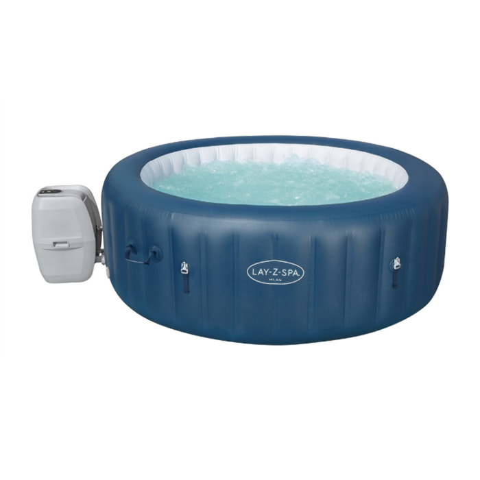 Bestway Spa gonflable rond Lay-Z-Spa Milan AirJet Plus 4-6 personnes