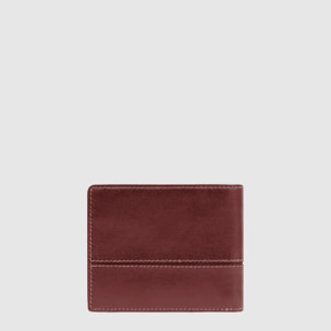 Piquadro Portafogli con portamonete, porta carte di credito, volantino staccabile e protezione RFID