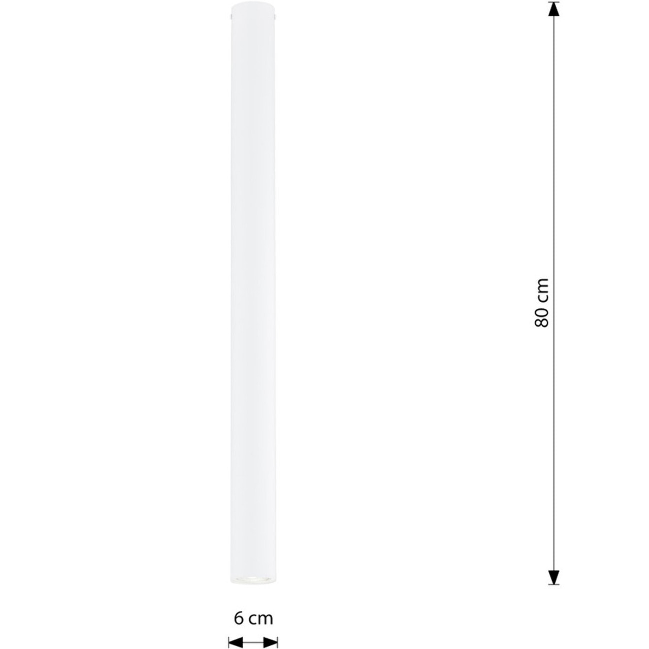 Lampada a sospensione Tecno in acciaio bianco