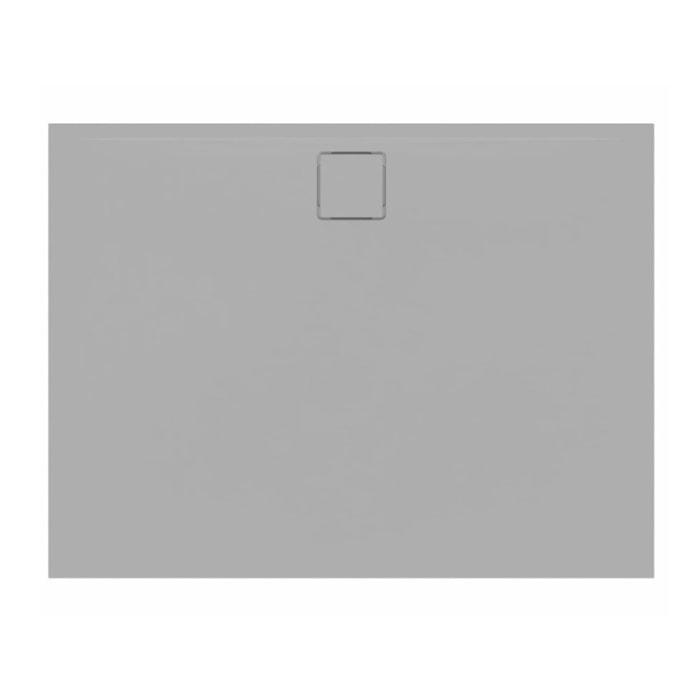 Vision Receveur de douche 120x90cm + Siphon Eslim90. Marbre coulé, gris (SATSVVI12090S-S)