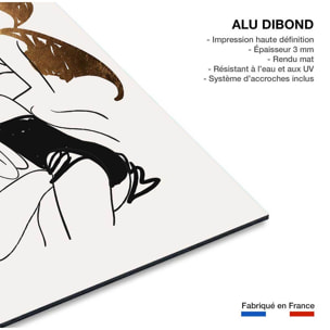 Tableau dessin ballerines Tableau alu Dibond