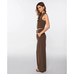 Pantalón con corte fluido