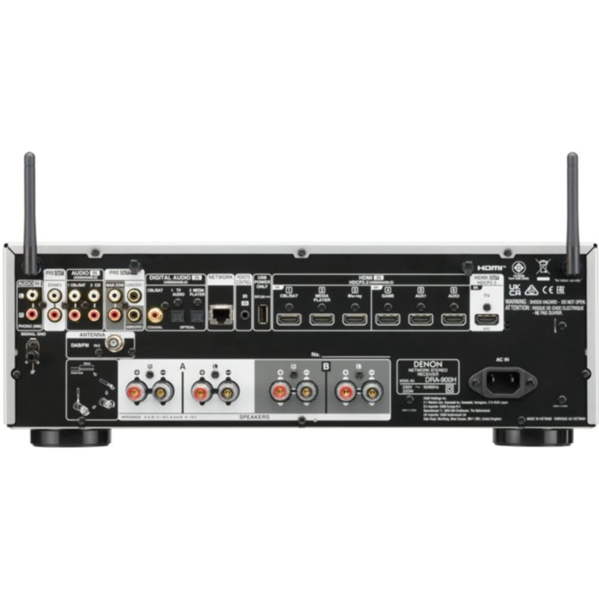 Ampli Home Cinema DENON DRA-900H Silver