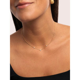 Collar Lira Baño Oro