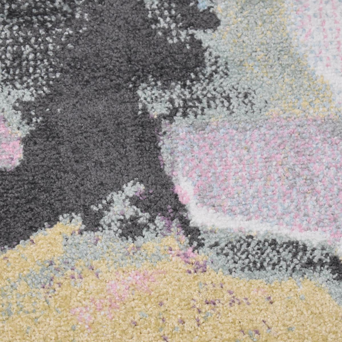 Tapis Ganu, motif abstrait déstructuré