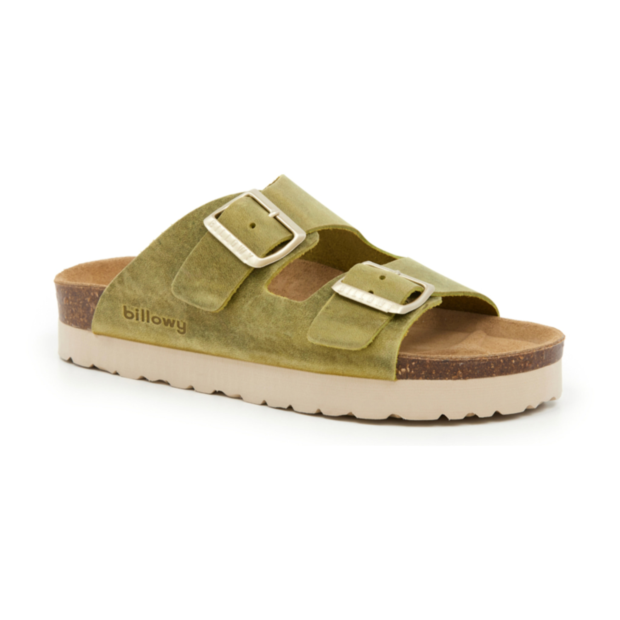 SANDALO CON ZEPPA BILLOWY VERDE