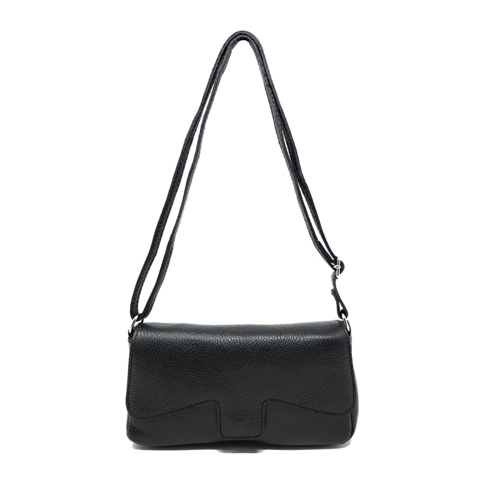 Chicca Borse Tracollina Donna in Pelle Nero