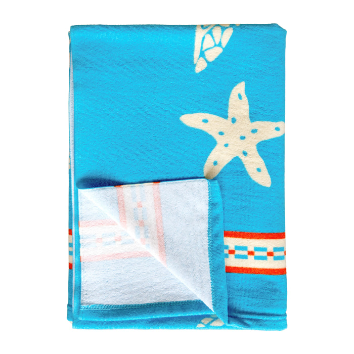 Serviette de plage microfibre - Karla - 90x170cm - 220g/m²
