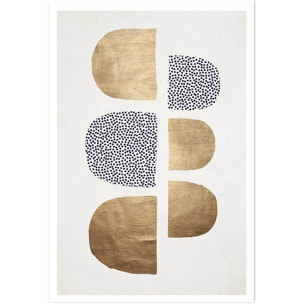 Affiche dessin ""Bauhaus Glitter"" Affiche seule