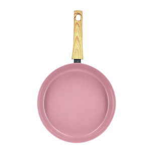 Poêle 28cm en aluminium recyclé lilas - tous feux COLORAMA