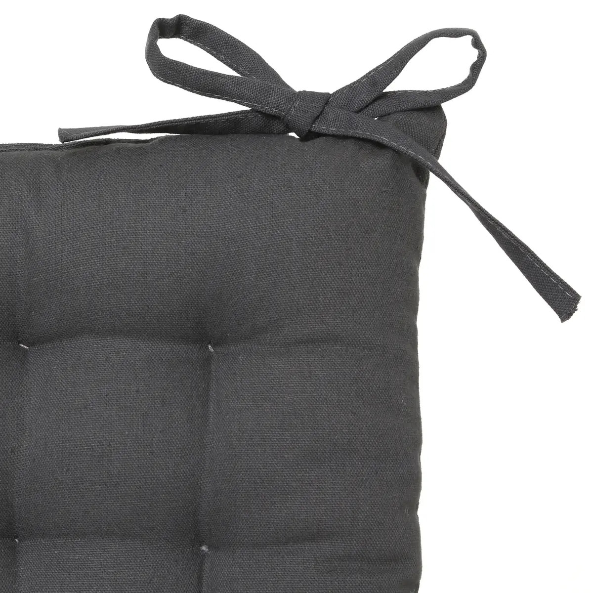 Galette de chaise gris ardoise 38x38cm