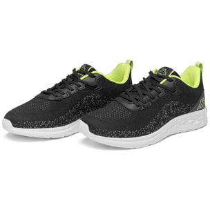 Kappa - Sneakers Uomo Donna Nero - Logo Rostie