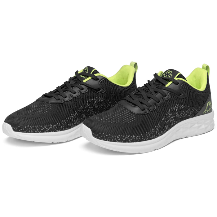 Kappa - Sneakers Uomo Donna Nero - Logo Rostie