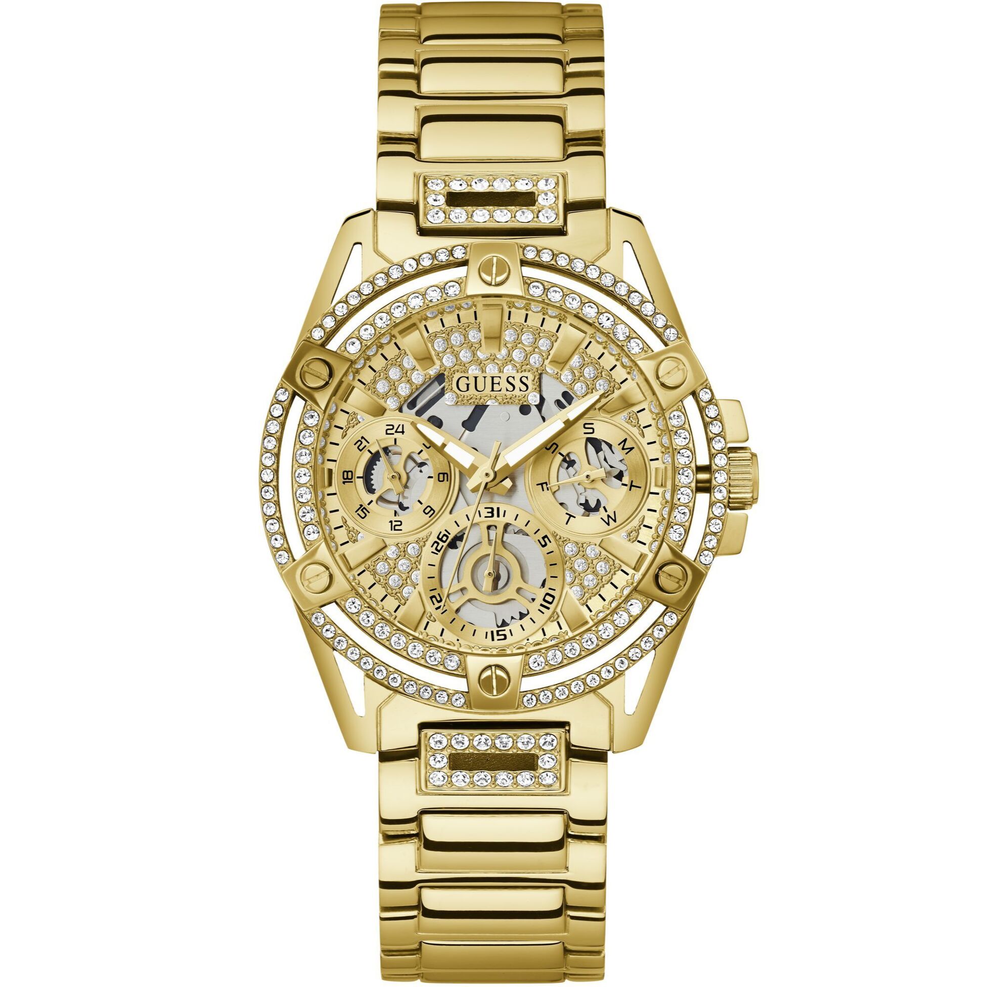 Guess Orologio Analogico Al Quarzo Gt Queen