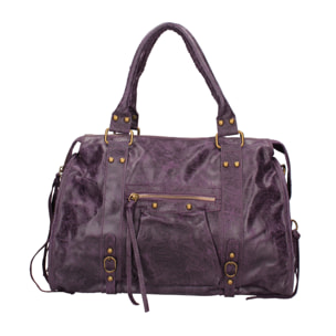 Borsa a spalla da donna - Modello Elara - Vera pelle - 41.0 x 28.0 x 13.0 cm