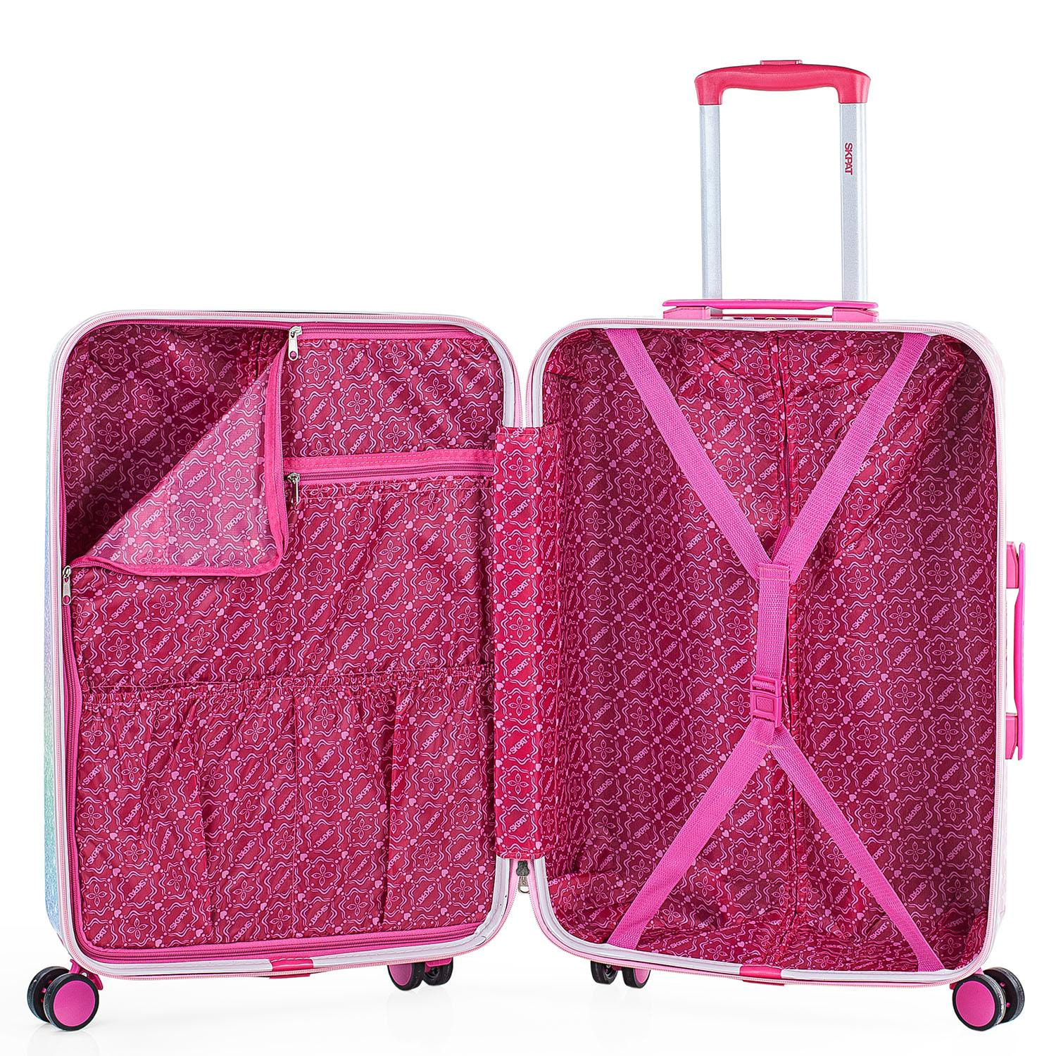 Trolley Mediano 60 Cms Skpat Shine Like A Star Fucsia