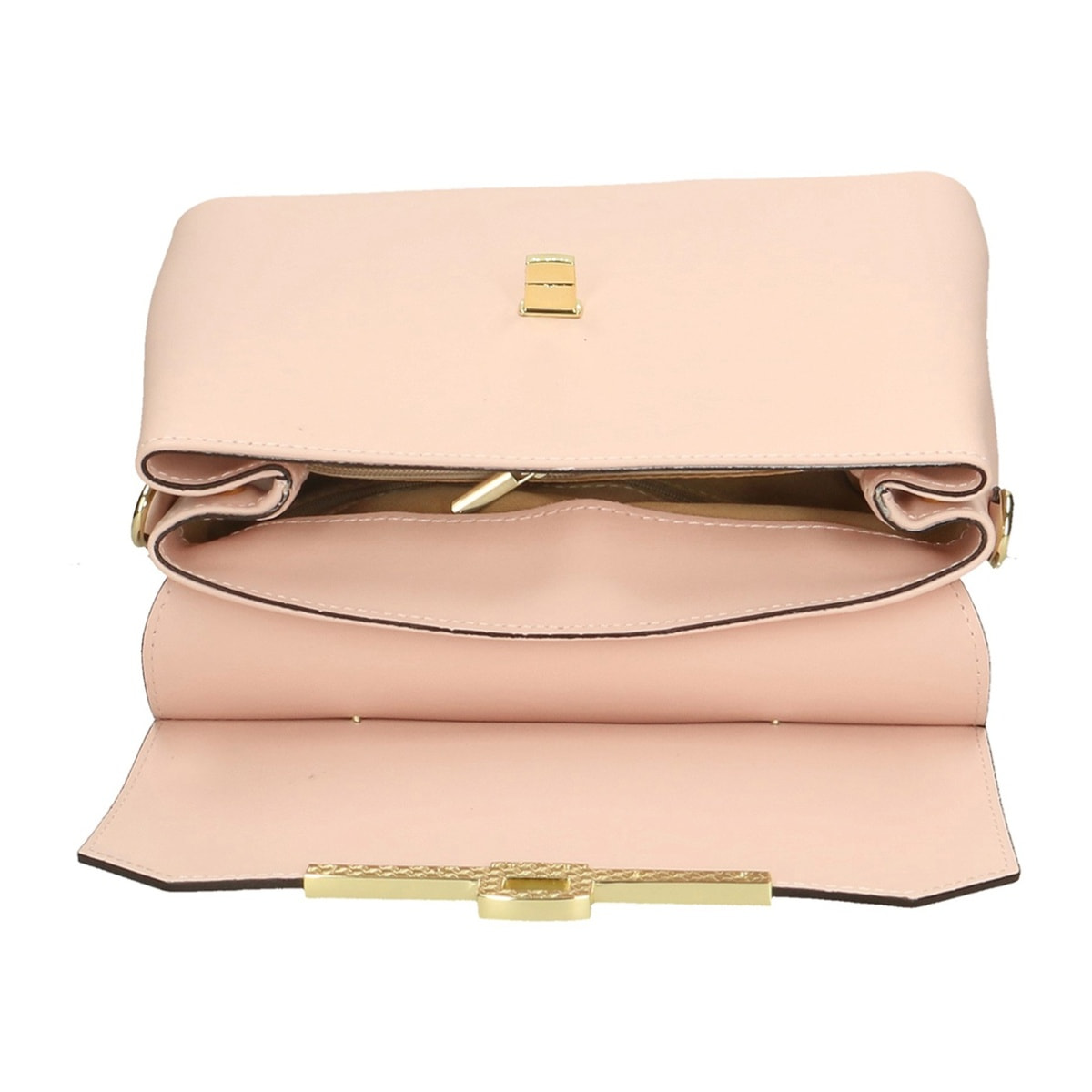 Borsa a mano da donna Made in Italy - Modello Lunaria - 100% pelle - 27.0 x 23.0 x 12.0 cm