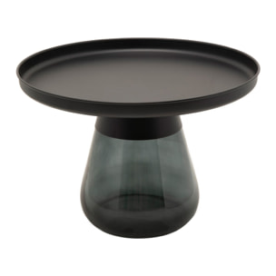 Table basse Bottiglia 60cm noire Kare Design