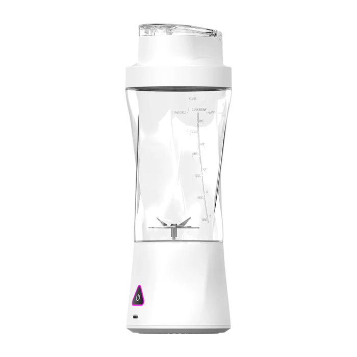 Batidora portátil HD-10 de 650 ml con potente motor de 360W, con batería recargable de 6000mAh.