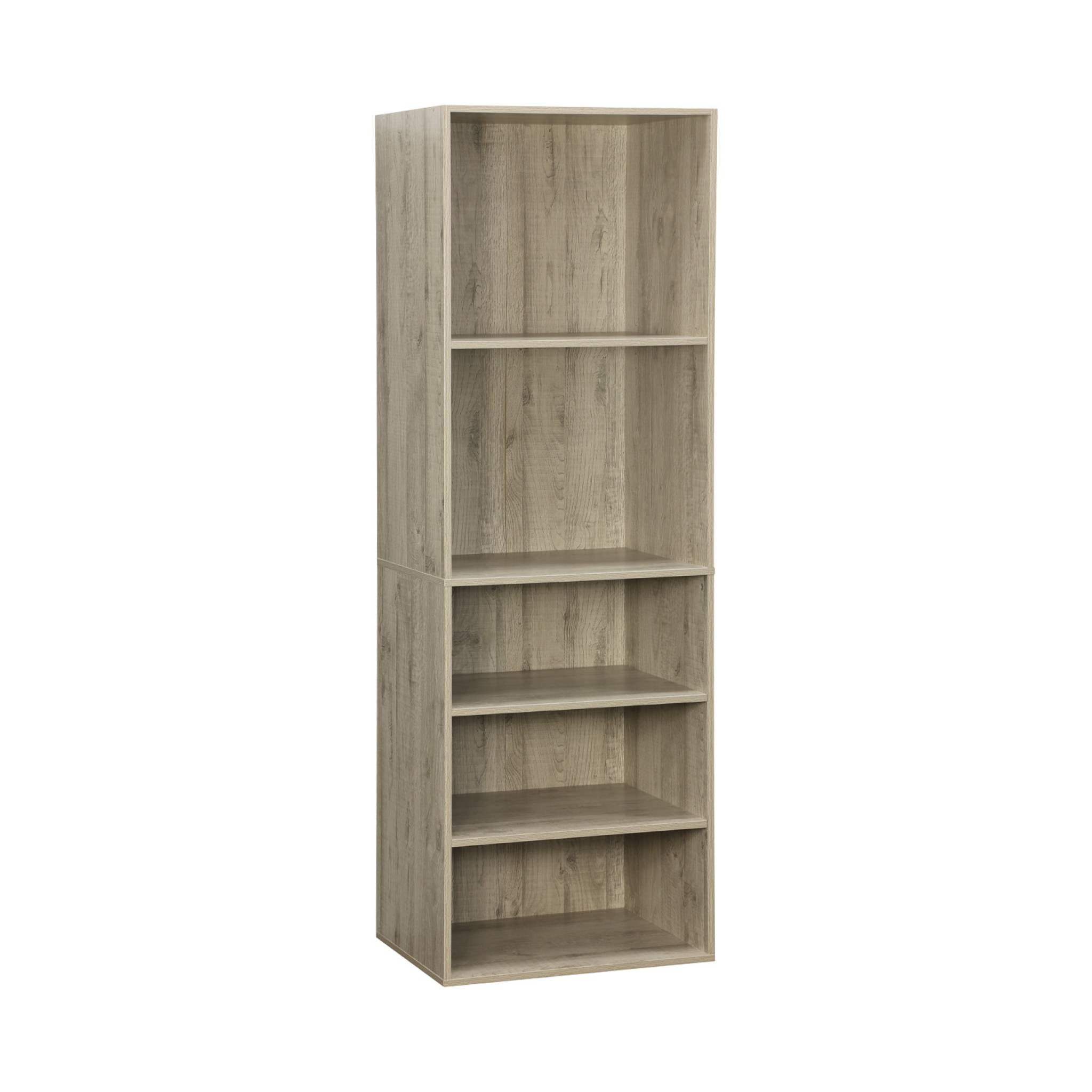 Module dressing avec 5 étagères. couleur naturel. panneaux stratifiés