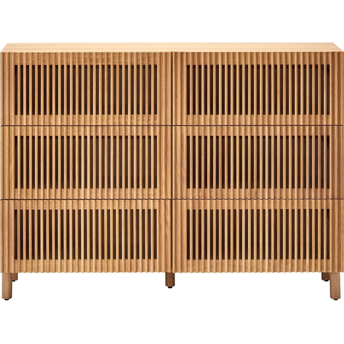 Commode 6 tiroirs en bois - UMEA