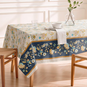 Mantel antimanchas ELARA BEIGE - 100% algodón