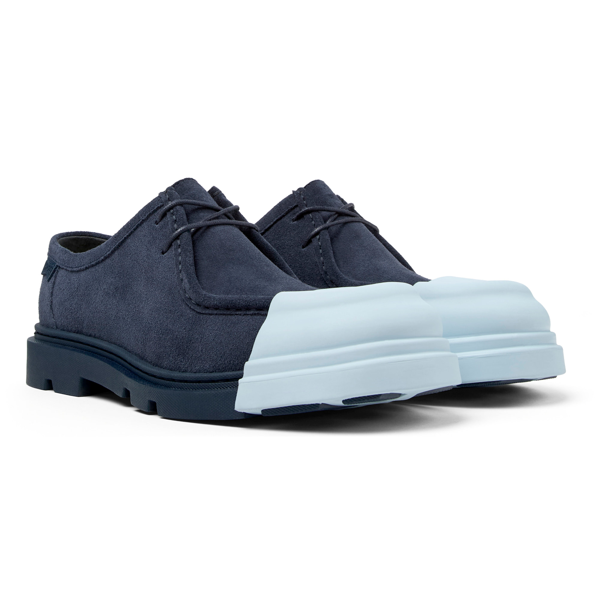 Zapatos de cordones - CAMPER Junction - Azul - Piel de ante