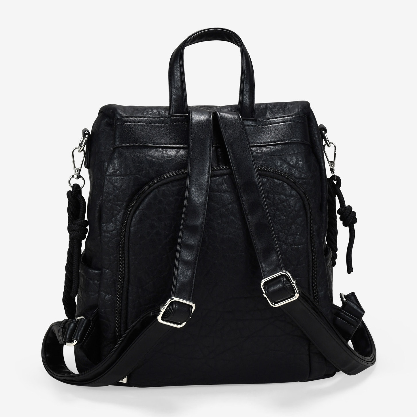 Mochila antirrobo negra con bolsillos