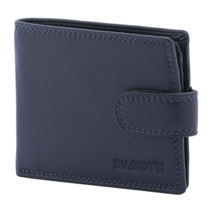 Portafoglio  da uomo In Vera pelle Made in Italy 9x11x2,5 cm