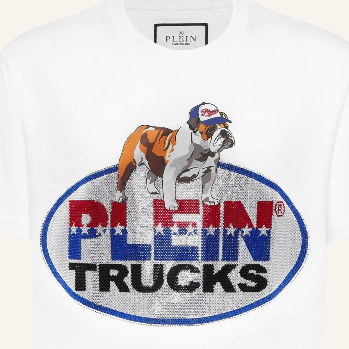 PHILIPP PLEIN Camiseta Cuello Redondo Ss Bulldog