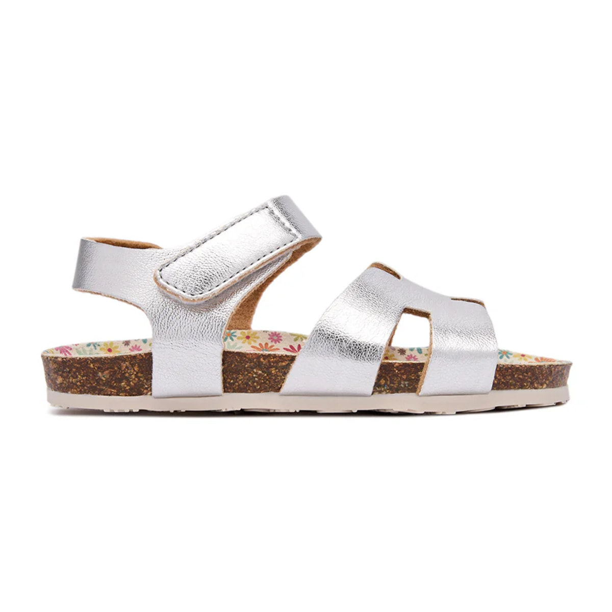 Sandalias Abiertas Bio de Niña en Plata