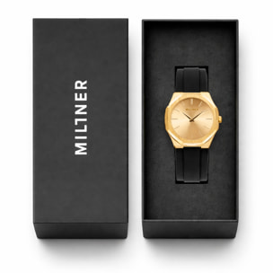 Reloj Millner OXFORD-S-SPORT-GOLD Mujer Analogico Cuarzo con Correa de Silicona