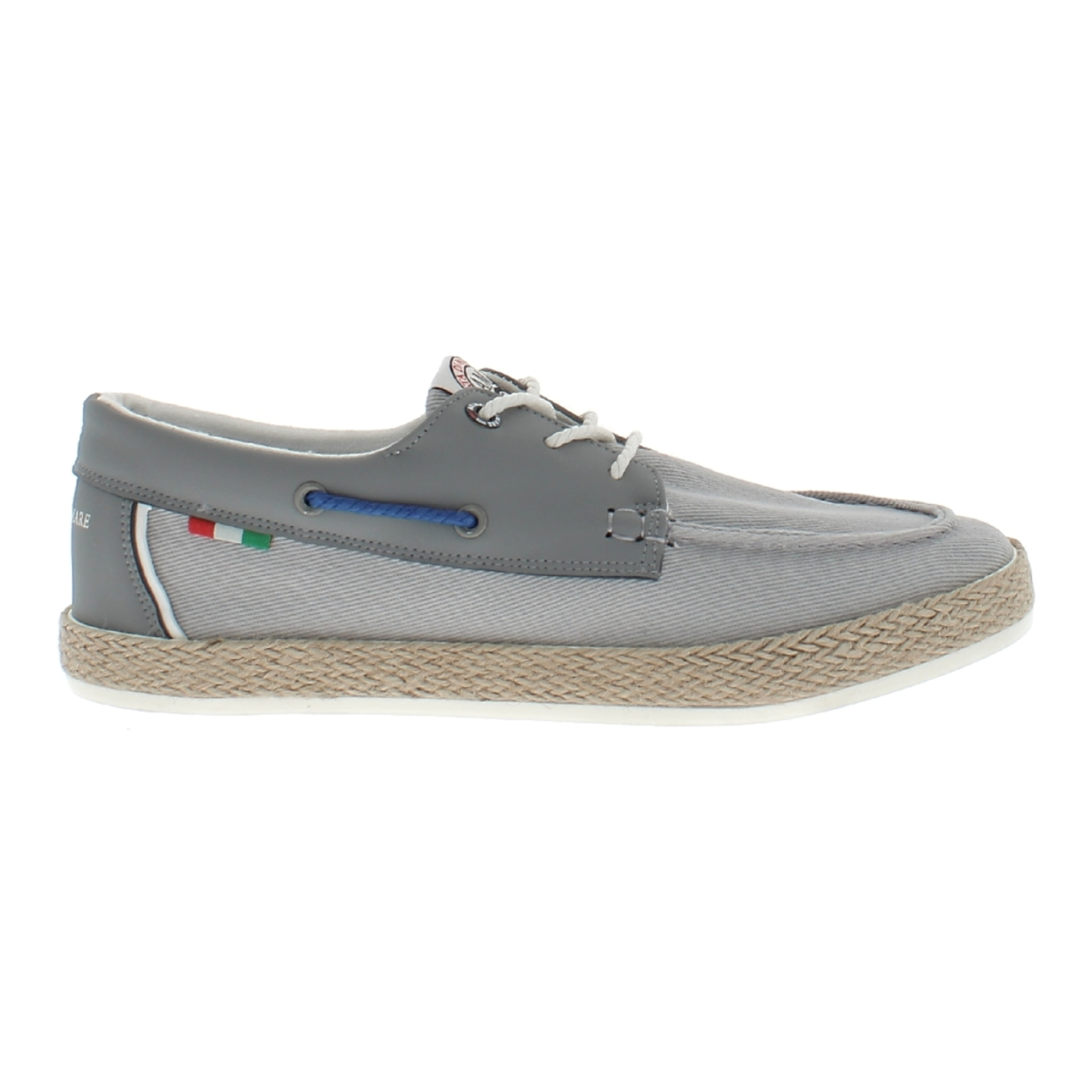 Armata di Mare Scarpe Uomo Espadrillas Stringate con Soletta Comfort AMU S24N525 Grey