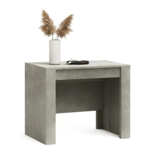 Mesa consola extensible Denis en cemento 50-235 cm Cemento