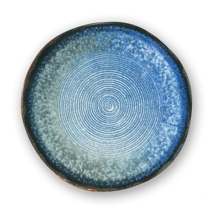 Set 6 piatti fondi Excelsa – Poseidone, Ceramica Blu