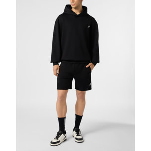 PLEIN SPORT Jogging Shorts Chrome Scratch