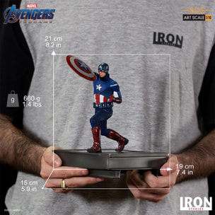 Avengers: Endgame Statua Captain America 2012 Scala 1/10 20cm Iron Studios